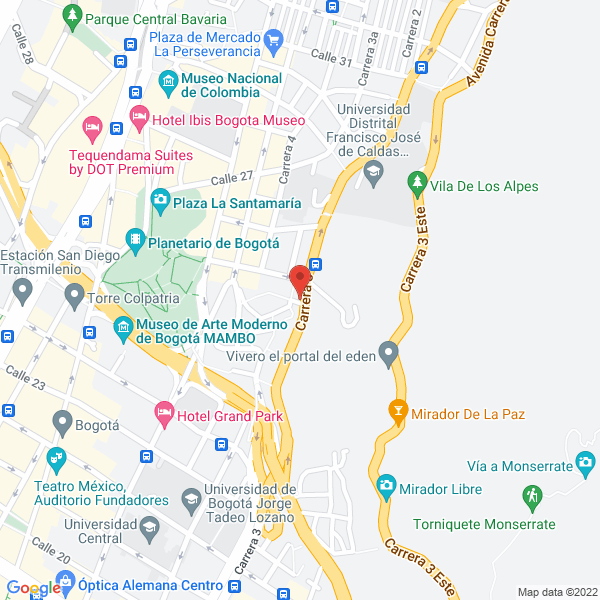 Mapa de Axia Comunicaciones Estratégicas