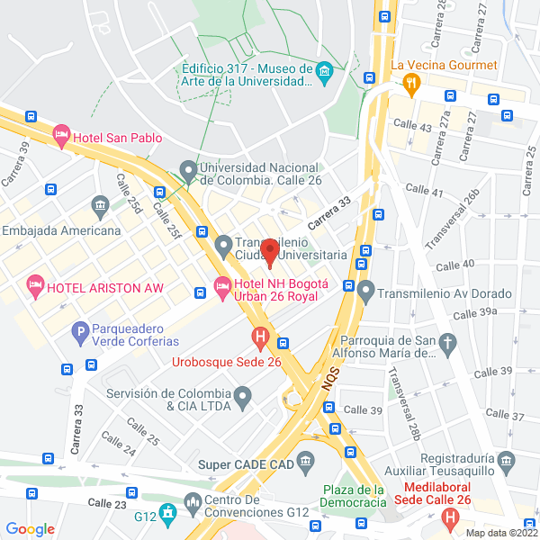 Mapa de Aya Construcciones Proyectos Especiales S.A.S