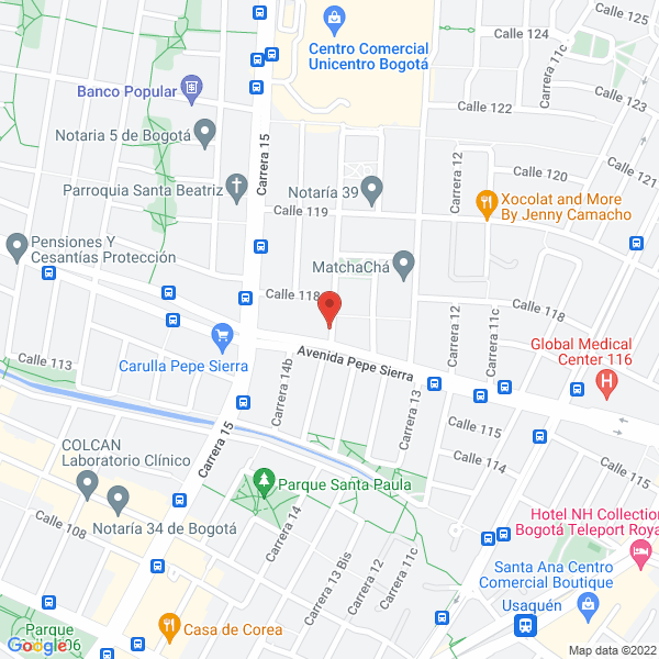 Mapa de Ayc Consulting Colombia S.A.S.