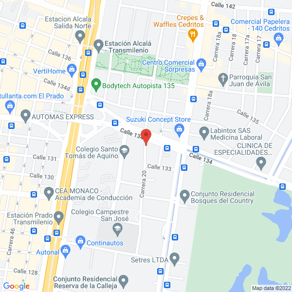 Mapa de Aypre Emergencias Ltda