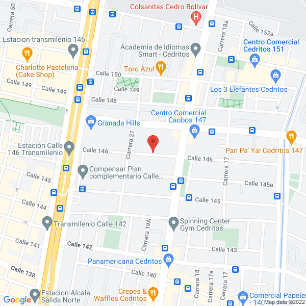Mapa de B T U Ltda.