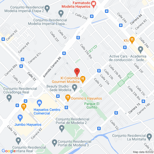 Mapa de B&T Diseños E Ingeniería S.A.S.