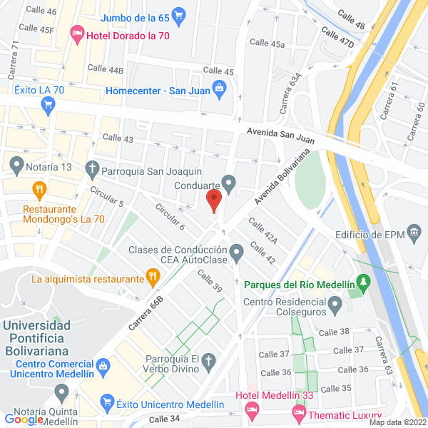 Mapa de B.M.L Ingenieros Constructores S.A.S.