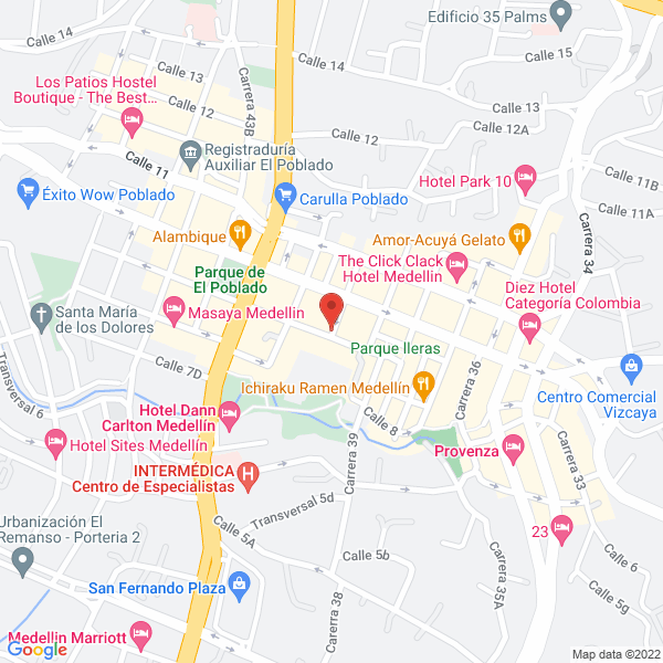 Mapa de Babylon Bar Restaurante