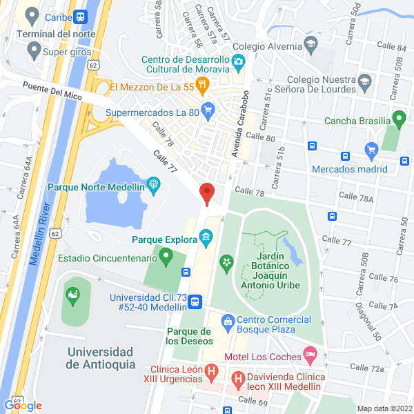 Mapa de Banquetes La 77