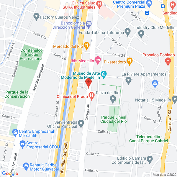 Mapa de Barrera Rojas Juan Carlos