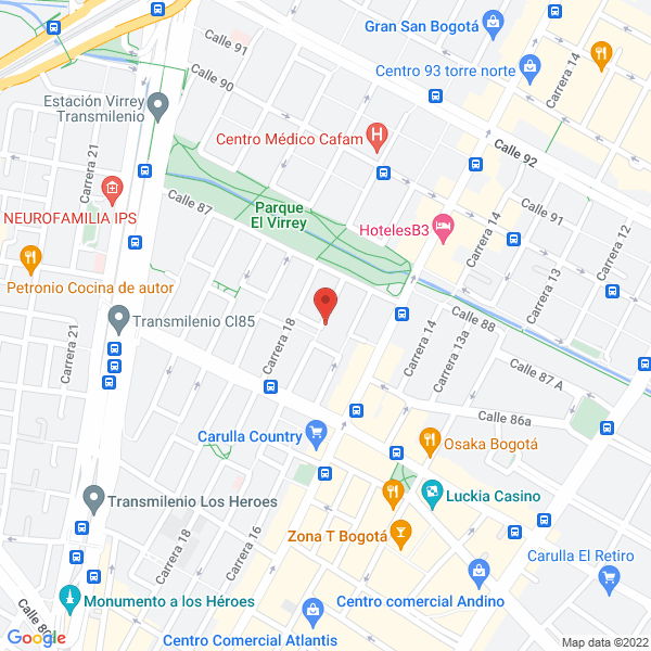 Mapa de Bio Medical Tec S.A.S.