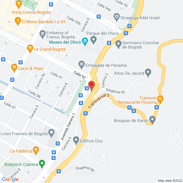 Mapa de Bio Pharmacéutica S.A.