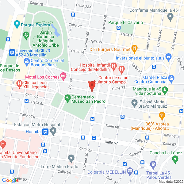 Mapa de Biodental H.H