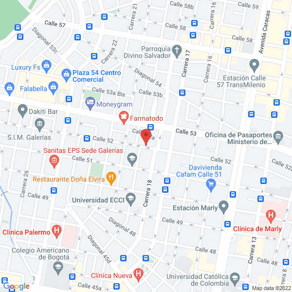 Mapa de Biohábitat Proyectos S.A.S.