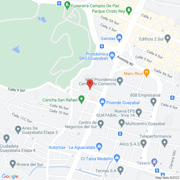 Mapa de Biohigiénica Ltda