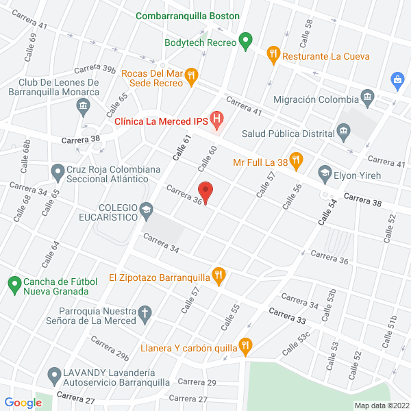 Map of Artesanías Lumian
