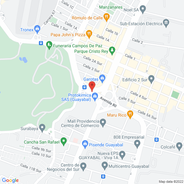 Mapa de Articentro Icopor