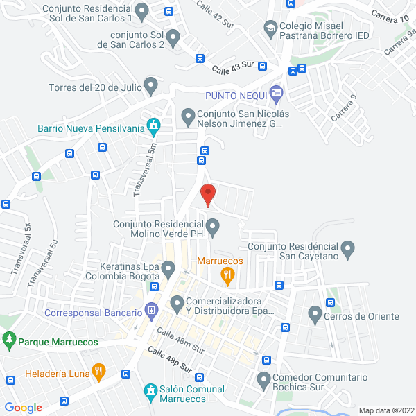 Mapa de As Importados S.A.S.