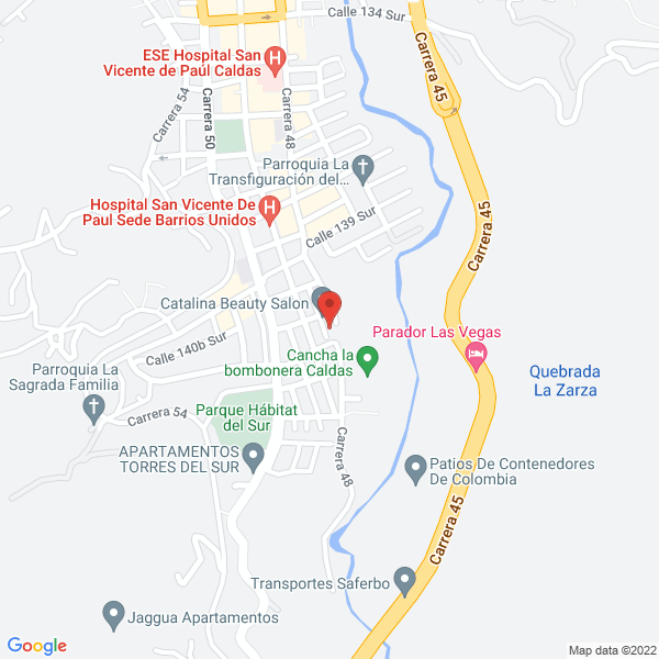 Mapa de Asadero Al Carbon La Muralla Colombiana