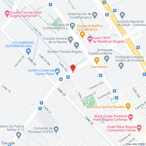 Mapa de Asadero El Motorista Chiguiro S.A.S.