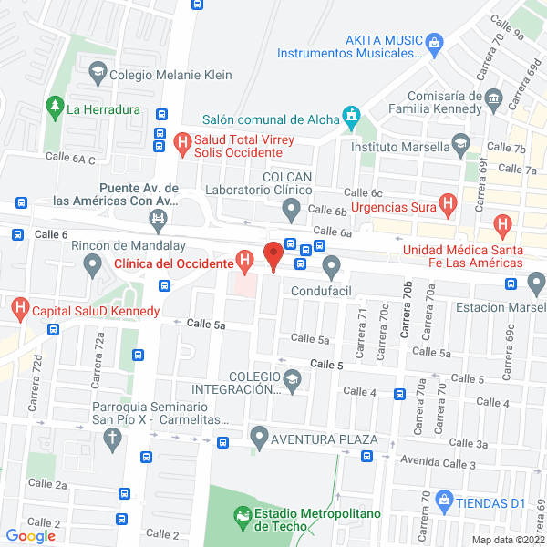 Mapa de Asadero Llanogrande