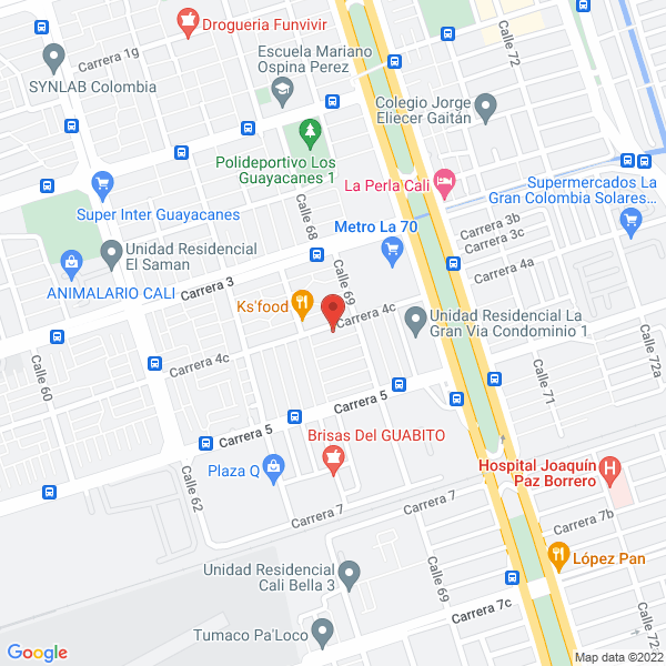 Mapa de Asadero Los Panchos
