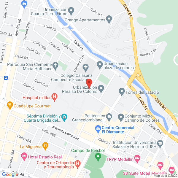 Mapa de Aserobras S.A.S.