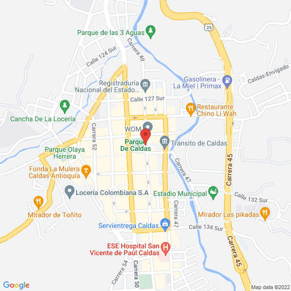Mapa de Aserrio A Y M