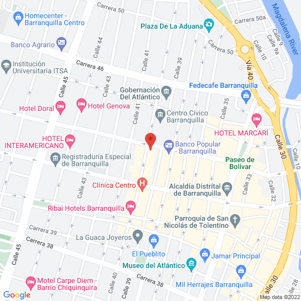 Map of Asescom Group S.A.S