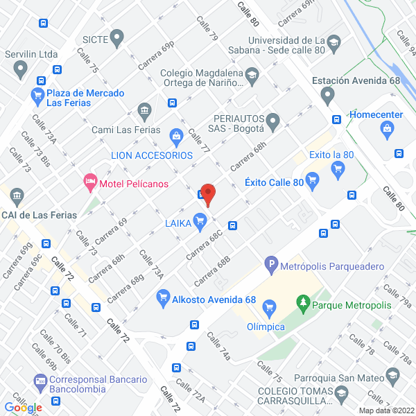 Mapa de Asociación Cultural Teatridanza