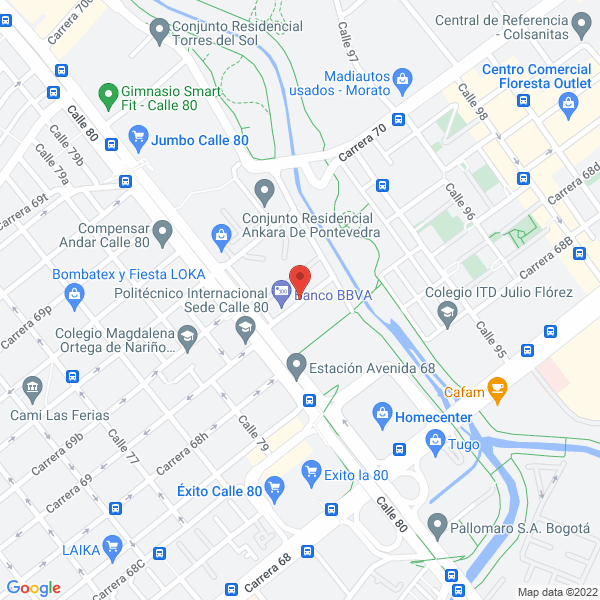 Mapa de Asociación De Egresados De La Universidad De La