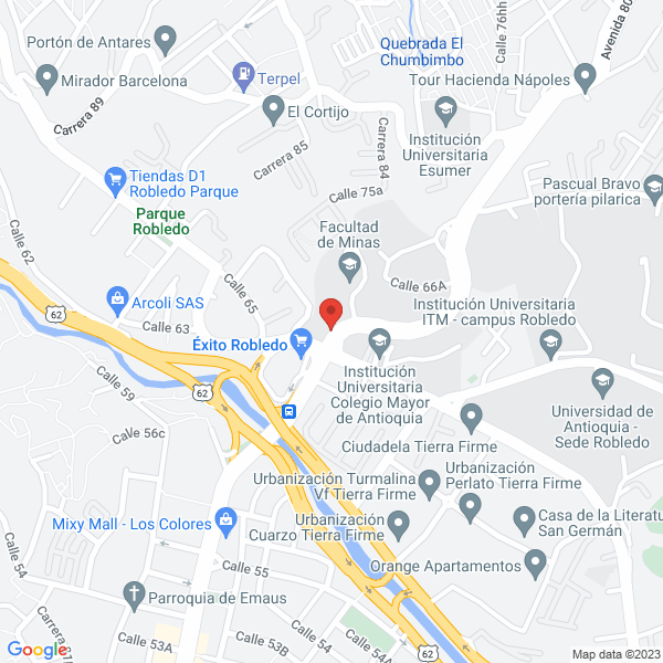 Mapa de Asociación De Ingenieros Egresados De La Facultad De Minas (Ademinas)
