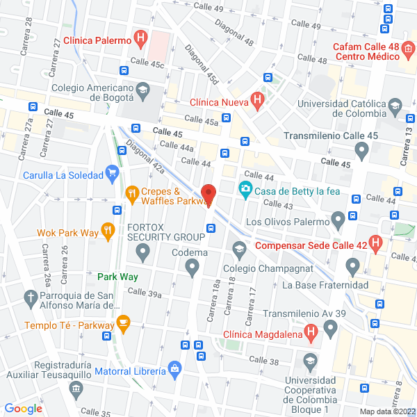Mapa de Asociación Metrópoli Colombia Cultura Y Desarrollo