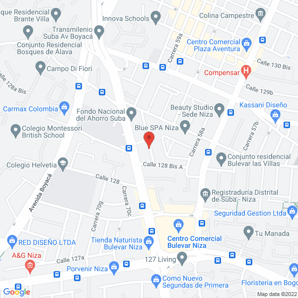Mapa de Asociación Comunidad Terapéutica De Colombia