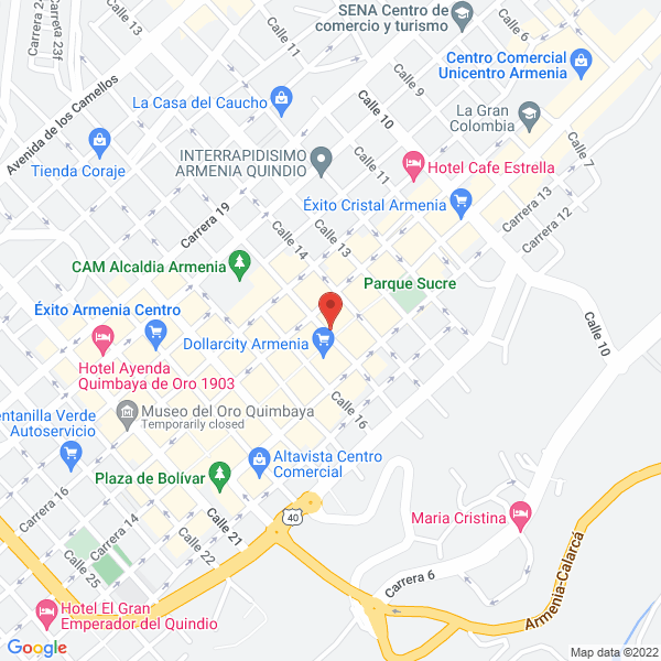 Map of Asociación De Artesanos Del Quindío