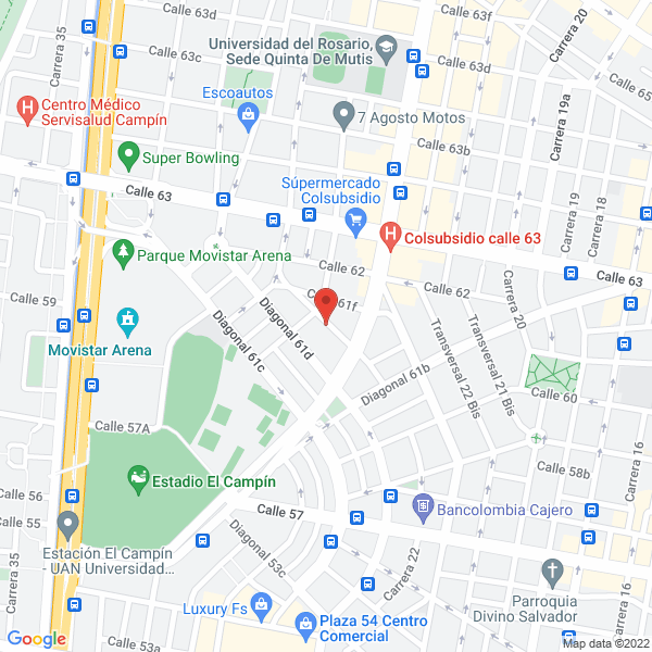 Mapa de Asociación Nacional De Pensionados Telecom