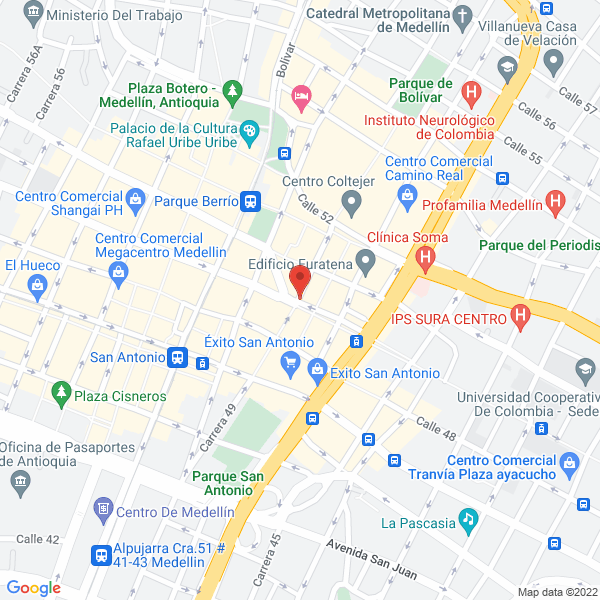 Mapa de Asopostal