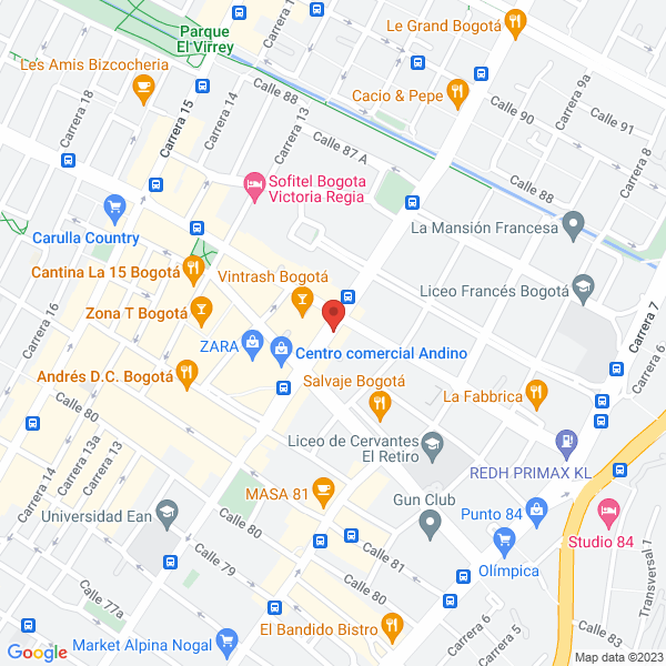 Mapa de Parador Corona 84