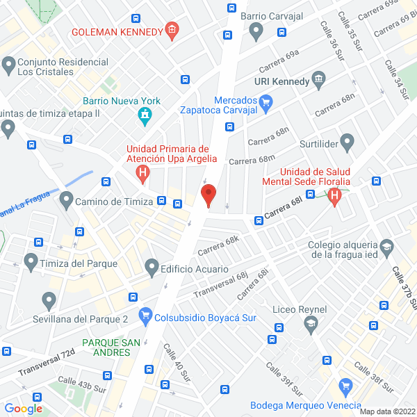 Mapa de Bogotana De Aceros Ltda.