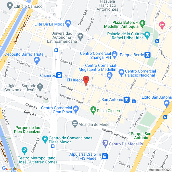Mapa de Boliplast