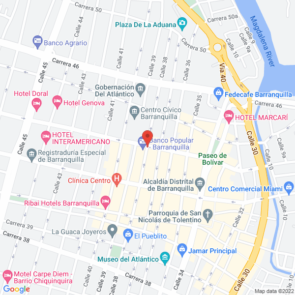 Map of Bolívar Mendoza Juliana Elena