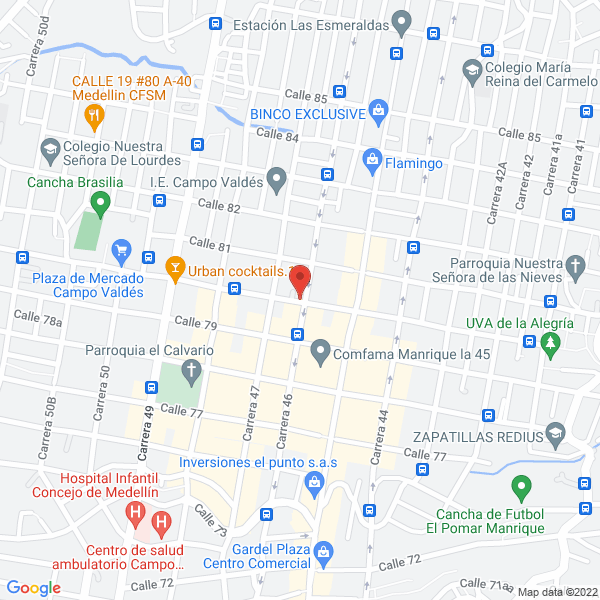 Mapa de Bolsas Relámpago