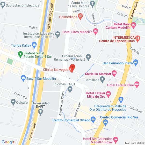 Mapa de Artroscopia De Hombro Y Rodilla