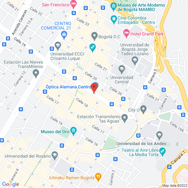 Mapa de As Televisión As Medios Ltda.
