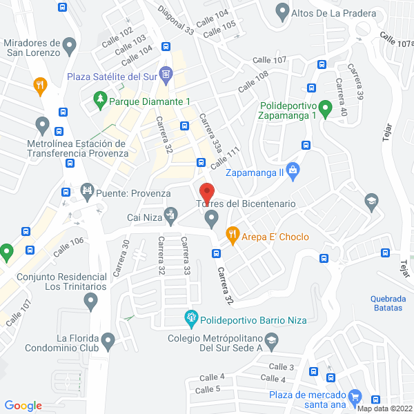 Map of Asadero De Pollo Pirata Dorado