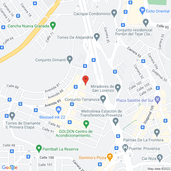 Map of Asadero Rica Presa