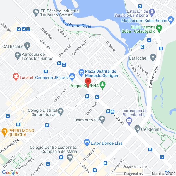 Mapa de Comercializadora Asef Sas