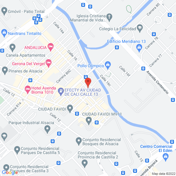 Mapa de Asefinanzas Ltda.