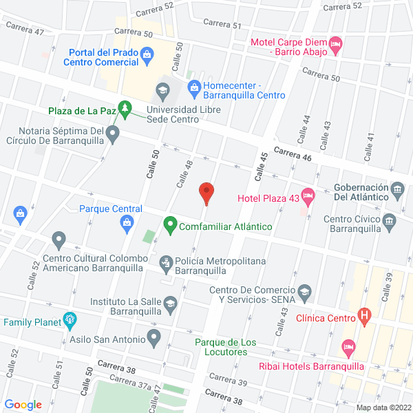 Map of Aseicolmex