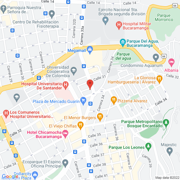 Map of Aseinco Pos Ltda.