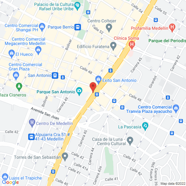 Mapa de Audiocar La 46