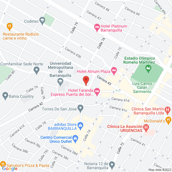 Map of Audiovisual Store Ltda.