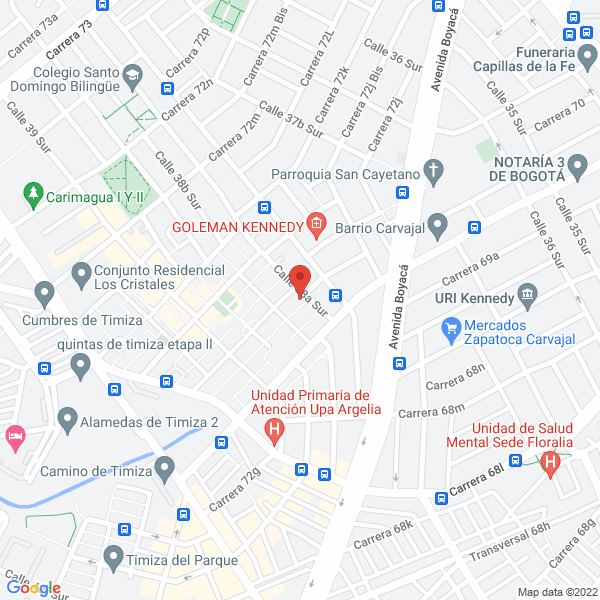 Mapa de Autogruas Arevalo