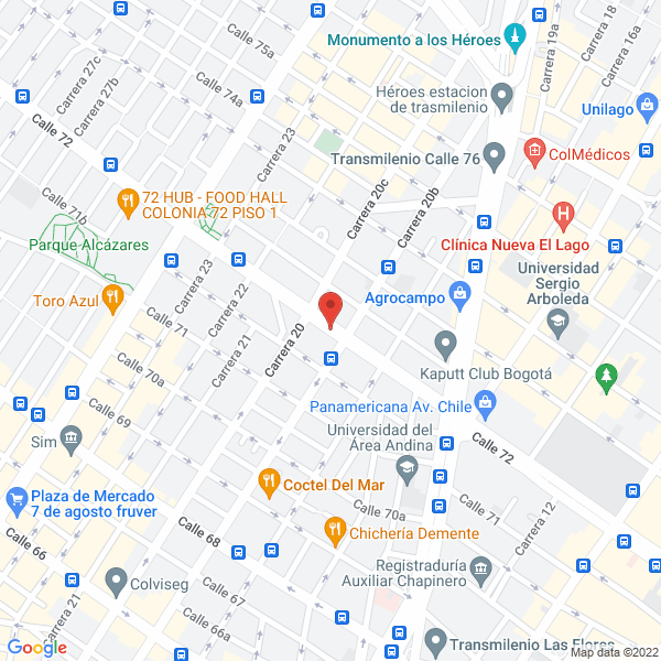 Mapa de Autolab S.A.S.